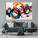 Abstract Wall Art, Rings Wall Art Canvas Print