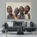 Shai Yossef Print - Joyful Childhood Canvas Wall Art -