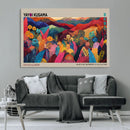 Yayoi Kusama Wall Art Canvas Print, Abstract Art, Large