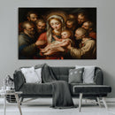 Religious Canvas Wall Art Print - Madonna and Child with by MyGreatCanvas | Canvas Wall Art Prints | Photo Prints & Wall Decor