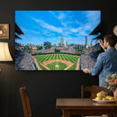 Wrigley Field Chicago Cubs Panoramic Art Multi-Piece Canvas