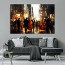 Abstract Jazz Art Wall Art Canvas Print – Colorful Musical