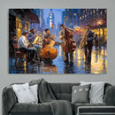 Colorful Jazz Wall Art - African American Music Canvas Print