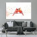 Cardinal Bird Canvas Wall Art - Male and Female Cardinal by MyGreatCanvas | Canvas Wall Art Prints | Photo Prints & Wall Decor