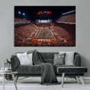 Texas Stadium Night Game Wall Art Canvas Print – Vibrant