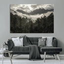 Moody Forest Wall Art – Framed Mountain Fog Canvas Artwork, by MyGreatCanvas | Canvas Wall Art Prints | Photo Prints & Wall Decor