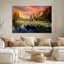 Yosemite Valley Wall Art Canvas Print – El Capitan Sunset