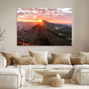 Mountain Sunrise Wall Art Canvas Print – Alpine Ridge