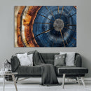 Framed Abstract Tree Ring Wall Art Print Natural Rustic Wood by MyGreatCanvas | Canvas Wall Art Prints | Photo Prints & Wall Decor