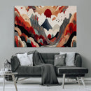 Abstract Mountain Wall Art Canvas Print – Vibrant Stylized by MyGreatCanvas | Canvas Wall Art Prints | Photo Prints & Wall Decor