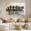 Galloping Horses Wall Art Canvas Print – Framed Wild
