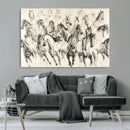 Abstract Horse Wall Art Canvas Print – Framed Horse Sketch by MyGreatCanvas | Canvas Wall Art Prints | Photo Prints & Wall Decor