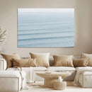 Ocean Waves Wall Art Canvas Print – Framed Solo Surfer Wave