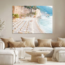 Beach Wall Art Canvas Print – Framed Coastal Seascape Summer