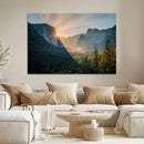 Yosemite Valley Wall Art Canvas Print – Framed Mountain