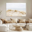 Beach Dunes Wall Art Canvas Print – Framed Serene Coastal