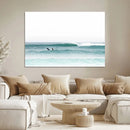 Surfing Wall Art Canvas Print – Framed Ocean Waves