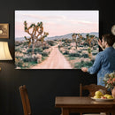 Joshua Tree Park Wall Art Canvas Print – Framed Desert Road by MyGreatCanvas | Canvas Wall Art Prints | Photo Prints & Wall Decor