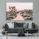 Joshua Tree Wall Art Canvas Print – Framed Desert Road Scene by MyGreatCanvas | Canvas Wall Art Prints | Photo Prints & Wall Decor