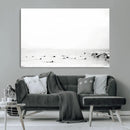 Monochrome Swimming Wall Art Canvas Print – Framed Ocean by MyGreatCanvas | Canvas Wall Art Prints | Photo Prints & Wall Decor