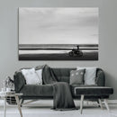 Motorcycle Beach Wall Art Canvas Print – Framed Vintage by MyGreatCanvas | Canvas Wall Art Prints | Photo Prints & Wall Decor