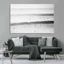 Black White Ocean Wall Art Canvas Print – Framed Coastal by MyGreatCanvas | Canvas Wall Art Prints | Photo Prints & Wall Decor