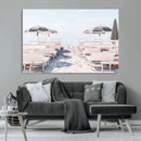 Minimalist Beach Wall Art Canvas Print – Framed Pastel Sand by MyGreatCanvas | Canvas Wall Art Prints | Photo Prints & Wall Decor
