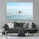 Swimming Relaxation Wall Art Canvas Print – Framed Peaceful by MyGreatCanvas | Canvas Wall Art Prints | Photo Prints & Wall Decor