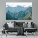Misty Mountain Wall Art Canvas Print – Framed Cloudy Andean by MyGreatCanvas | Canvas Wall Art Prints | Photo Prints & Wall Decor