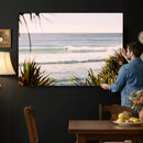Ocean Surfer Wall Art Canvas Print – Framed Coastal Surf Art by MyGreatCanvas | Canvas Wall Art Prints | Photo Prints & Wall Decor