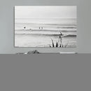 Surfer Silhouette Wall Art Canvas Print – Framed Calm Ocean by MyGreatCanvas | Canvas Wall Art Prints | Photo Prints & Wall Decor