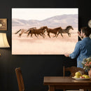 Wild Horse Wall Art Canvas Print – Framed Rustic Western Art by MyGreatCanvas | Canvas Wall Art Prints | Photo Prints & Wall Decor