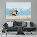 Mountain Elk Wall Art Canvas Print – Framed Rustic Wildlife by MyGreatCanvas | Canvas Wall Art Prints | Photo Prints & Wall Decor