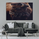 Bison Wall Art Canvas Print – Framed Western Decor Art by MyGreatCanvas | Canvas Wall Art Prints | Photo Prints & Wall Decor