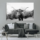 Longhorn Photography Wall Art Canvas Print – Framed Western by MyGreatCanvas | Canvas Wall Art Prints | Photo Prints & Wall Decor