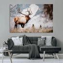 Elk Photography Wall Art Canvas Print – Framed Mountain by MyGreatCanvas | Canvas Wall Art Prints | Photo Prints & Wall Decor