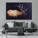 Bull Elk Decor Wall Art Canvas Print – Framed Elk by MyGreatCanvas | Canvas Wall Art Prints | Photo Prints & Wall Decor