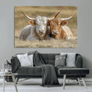 Cow Wall Art Canvas Print – Framed Rustic Animal Decor with by MyGreatCanvas | Canvas Wall Art Prints | Photo Prints & Wall Decor