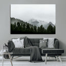 Misty Mountains Wall Art Canvas Print – Framed Foggy Forest by MyGreatCanvas | Canvas Wall Art Prints | Photo Prints & Wall Decor