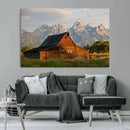 Rustic Barn Wall Art Canvas Print – Framed Grand Teton Park by MyGreatCanvas | Canvas Wall Art Prints | Photo Prints & Wall Decor