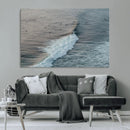 Ocean Waves Wall Art Canvas Print – Framed Coastal Serenity