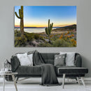 Saguaro Cactus Wall Art Canvas Print – Framed Desert Sunset by MyGreatCanvas | Canvas Wall Art Prints | Photo Prints & Wall Decor