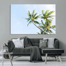 Palm Trees Wall Art Canvas Print – Framed Tropical Coastal