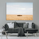 Bison Grassland Wall Art – Framed Minimal Nature Canvas by MyGreatCanvas | Canvas Wall Art Prints | Photo Prints & Wall Decor