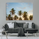 Palm Trees Wall Art Canvas Print – Framed Tropical Vibes Art by MyGreatCanvas | Canvas Wall Art Prints | Photo Prints & Wall Decor