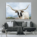 Texas Longhorn Wall Art Canvas Print – Framed Western Rustic by MyGreatCanvas | Canvas Wall Art Prints | Photo Prints & Wall Decor