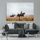 Western Cowboys Wall Art Canvas Print – Framed Rustic by MyGreatCanvas | Canvas Wall Art Prints | Photo Prints & Wall Decor