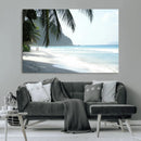 Tropical Beach Wall Art Canvas Print – Framed Serene Ocean by MyGreatCanvas | Canvas Wall Art Prints | Photo Prints & Wall Decor