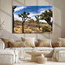 Joshua Tree Desert Wall Art Canvas Print – Framed
