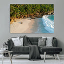 Tropical Beach Wall Art Canvas Print, Framed Ocean Waves and by MyGreatCanvas | Canvas Wall Art Prints | Photo Prints & Wall Decor